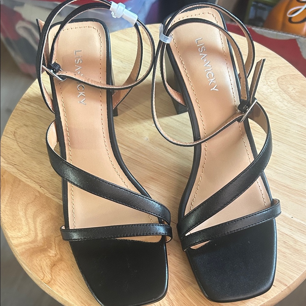 Black Strappy Sandals
